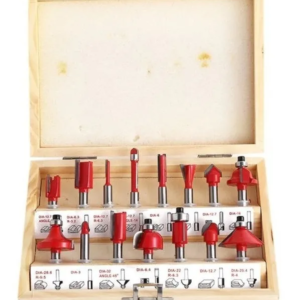 Brocas Fresas Madera Router 15 Pcs 6.35mm 1/4